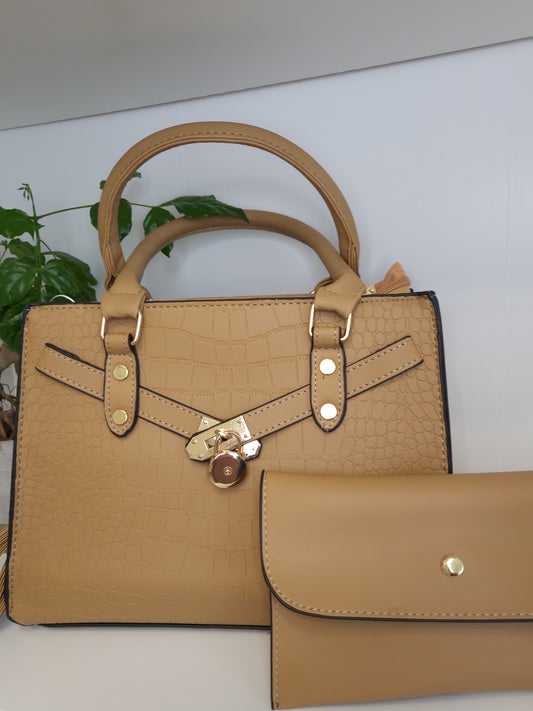 Sac à main Natacha Camel