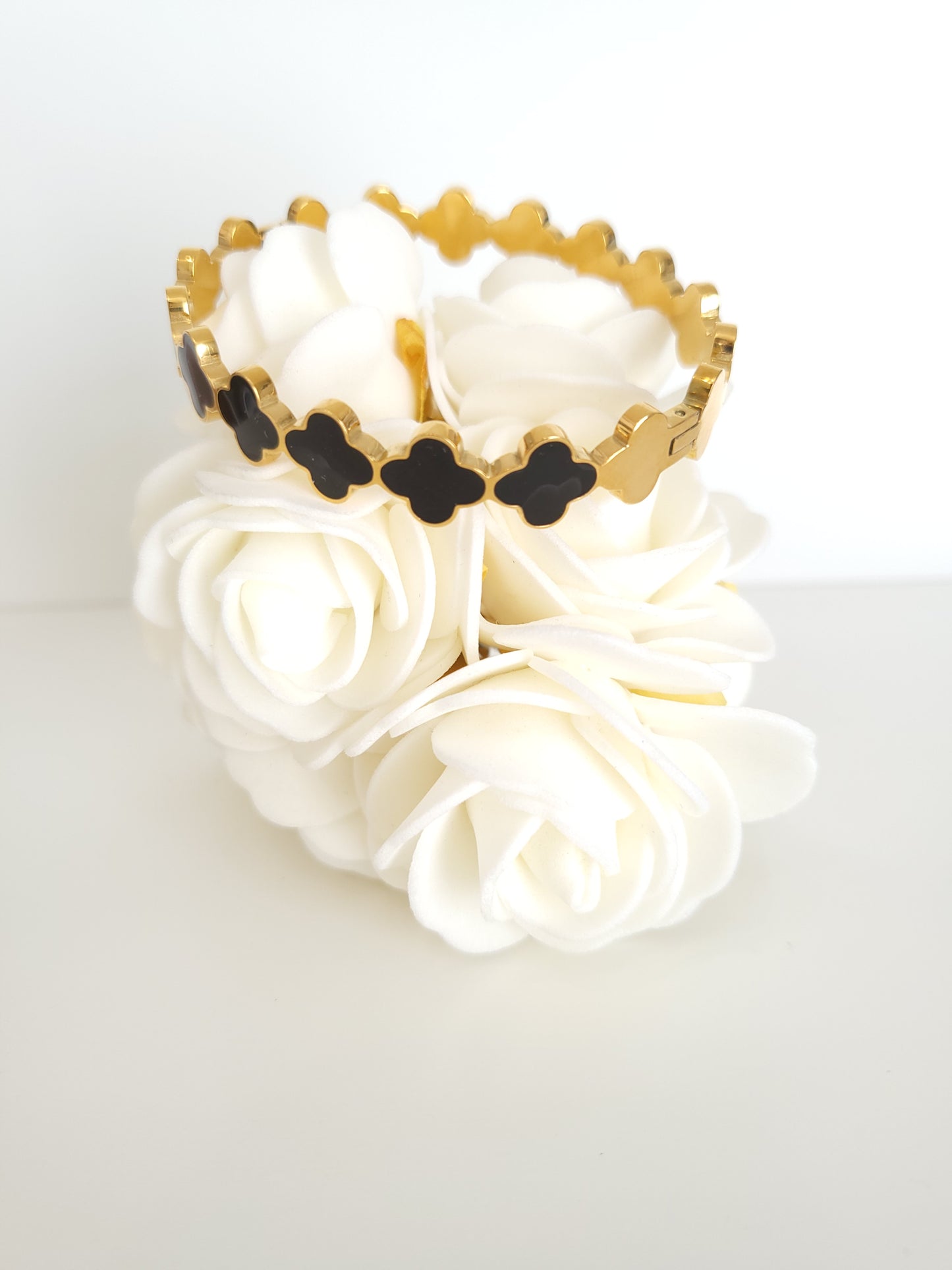 Bracelet Jonc Jeanne Noir