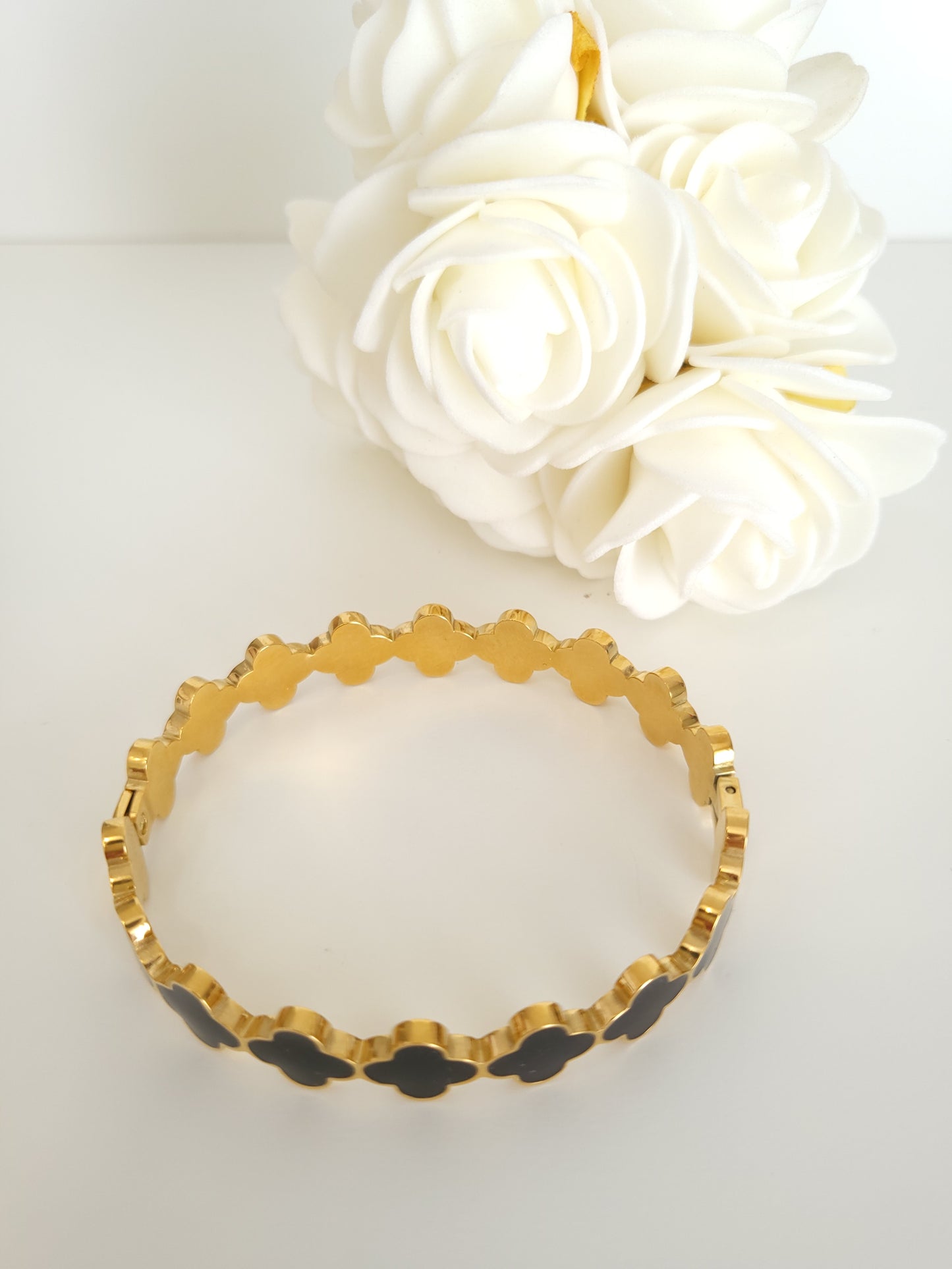 Bracelet Jonc Jeanne Noir