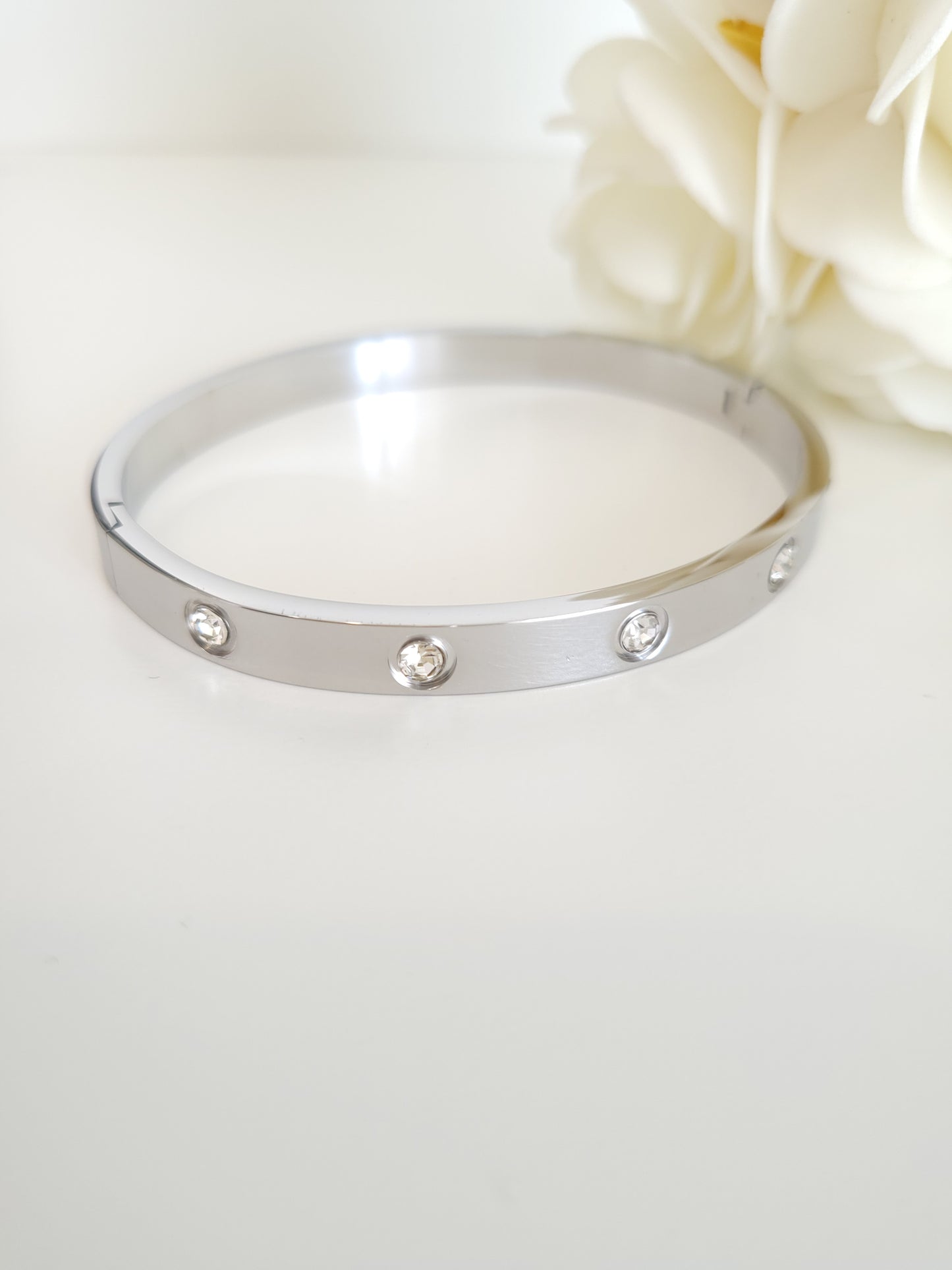 Bracelet Jonc Charléne Argenté