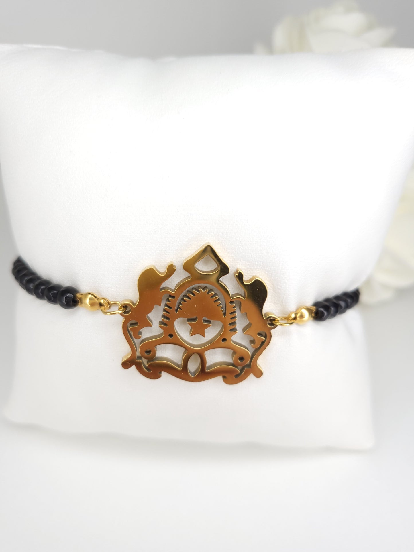 Bracelet Armoirie Maroc Noir