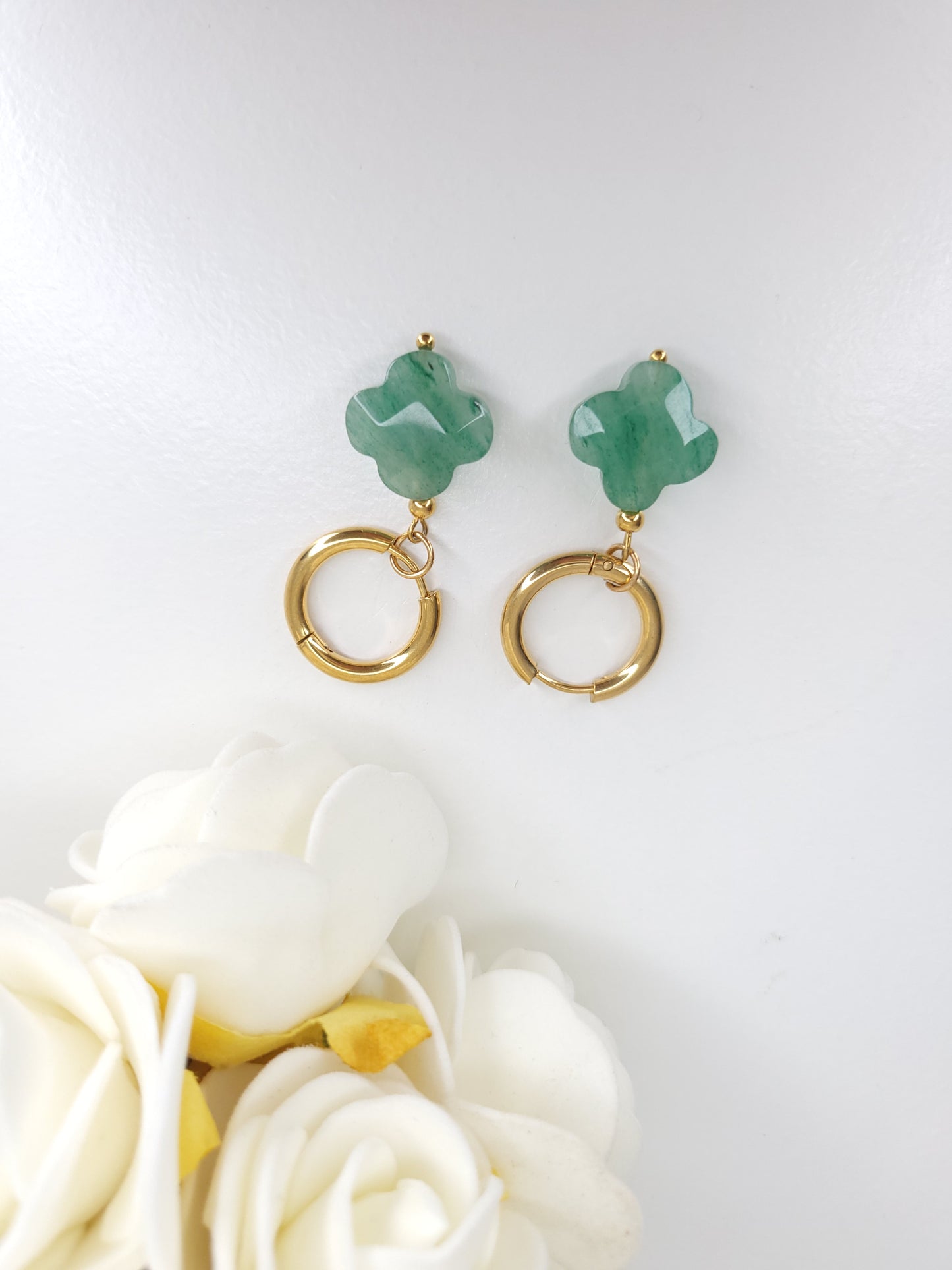 Boucles D'oreilles Aventurine