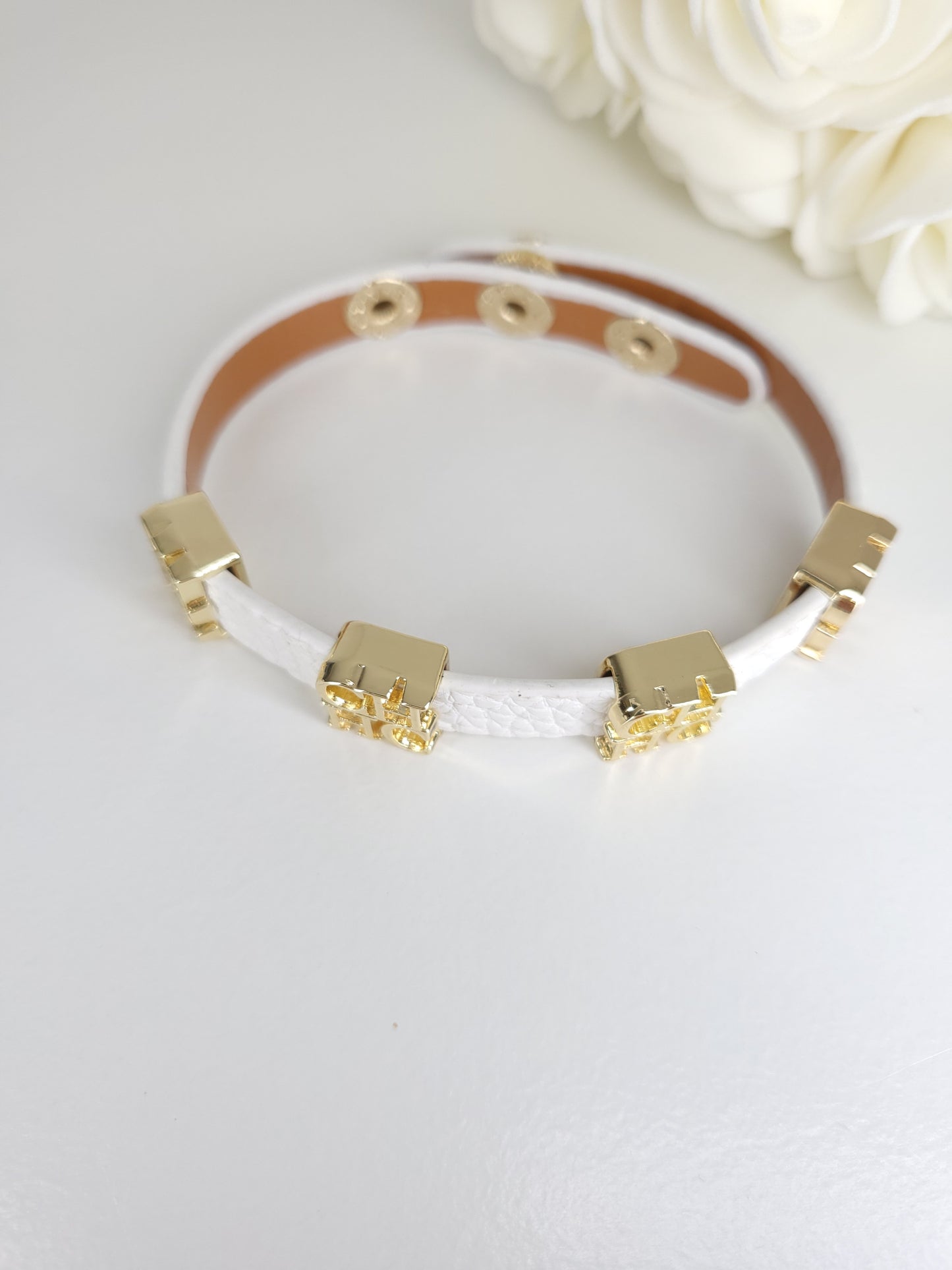 Bracelet Carolina blanc