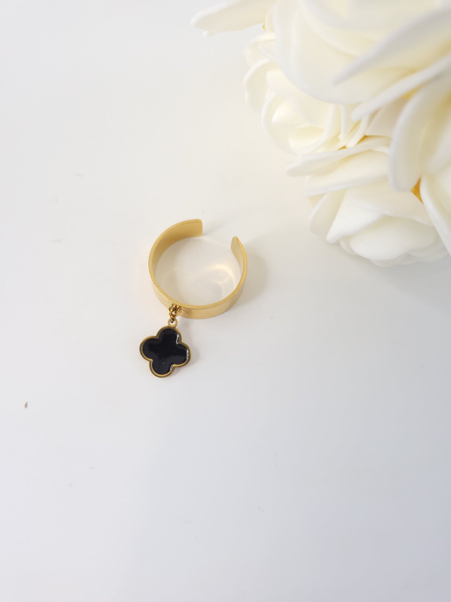 Bague Flora Noir
