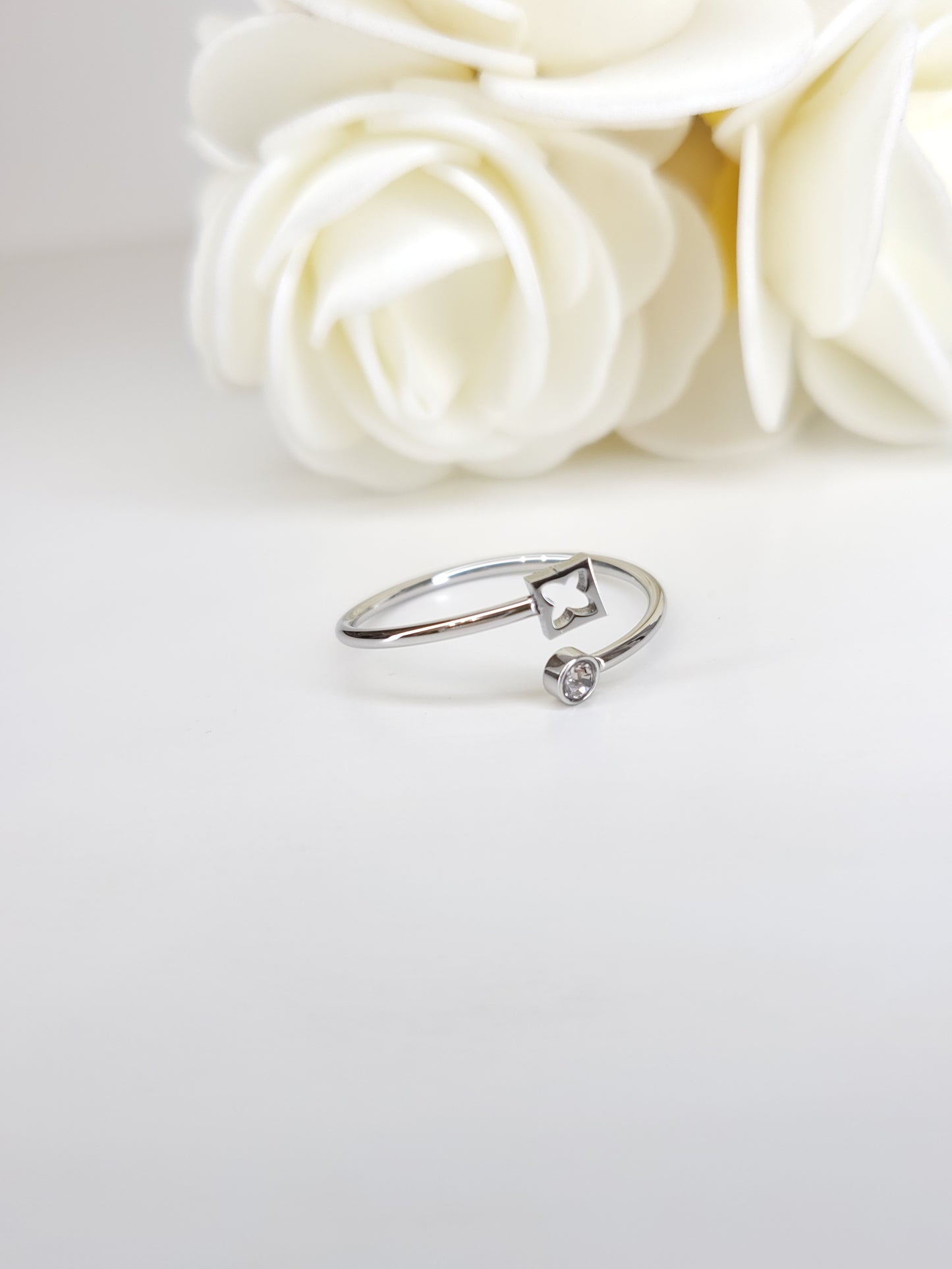 Bague Floriane Argentée
