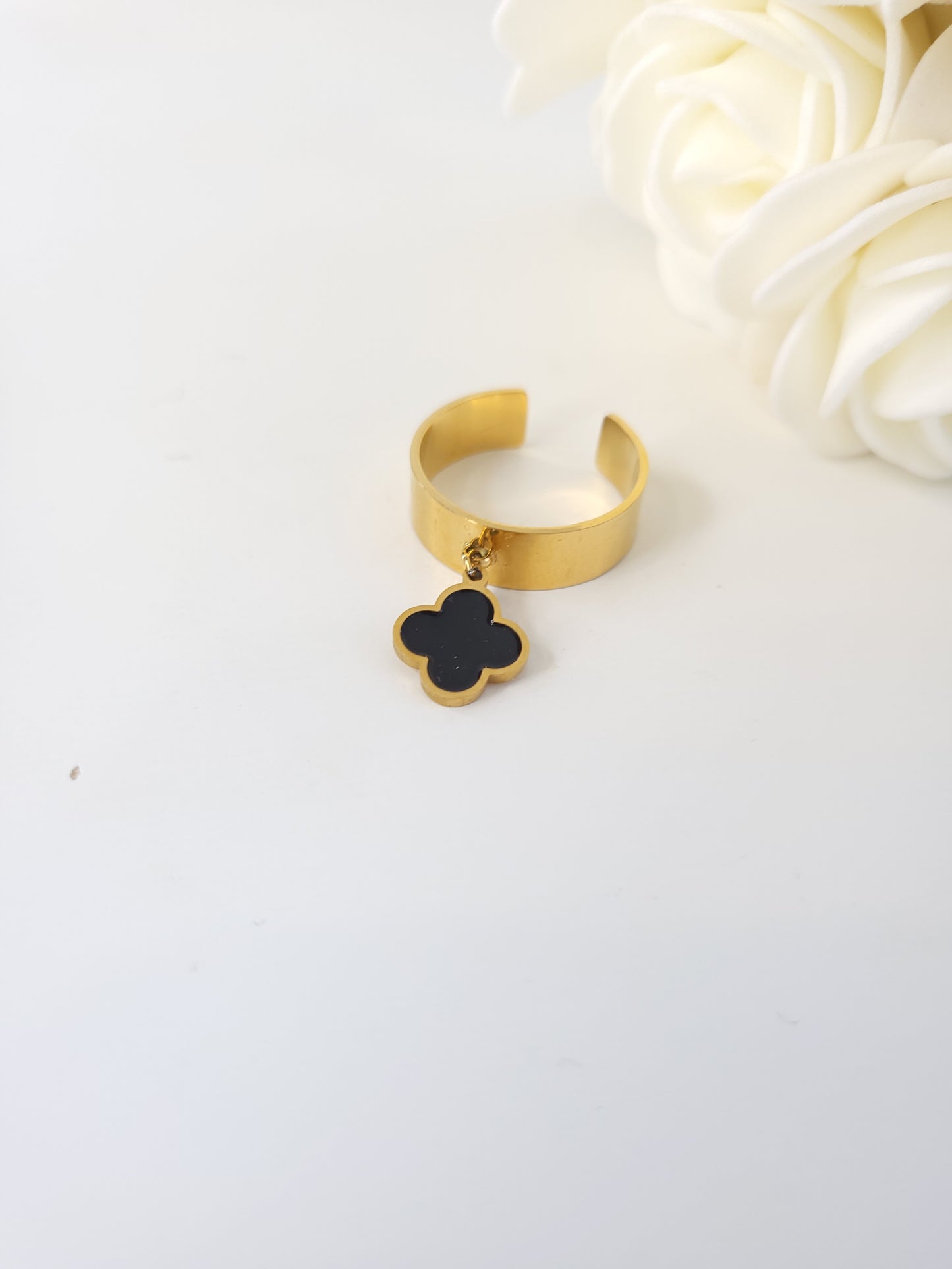 Bague Flora Noir