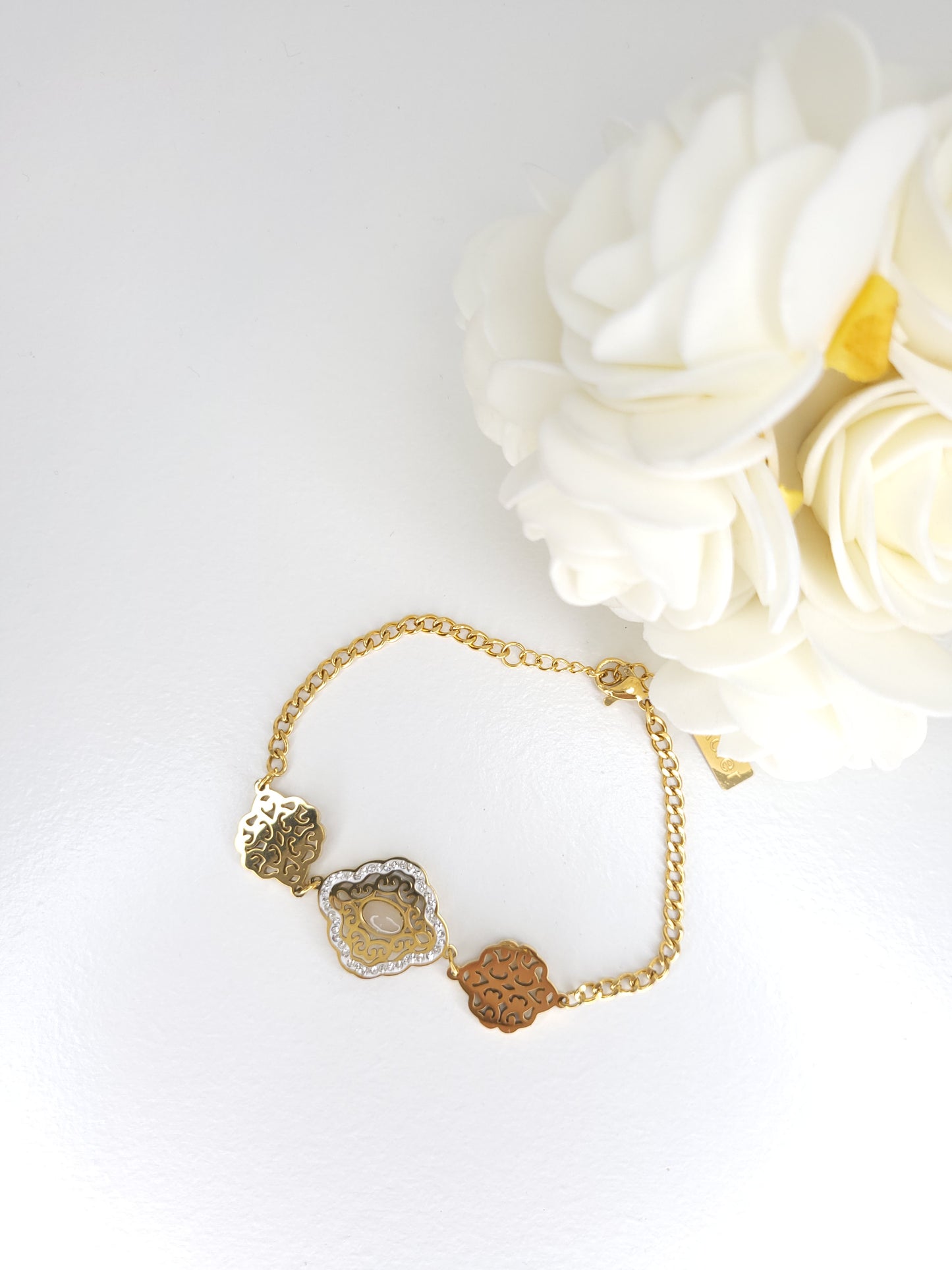 Bracelet Farida Blanc