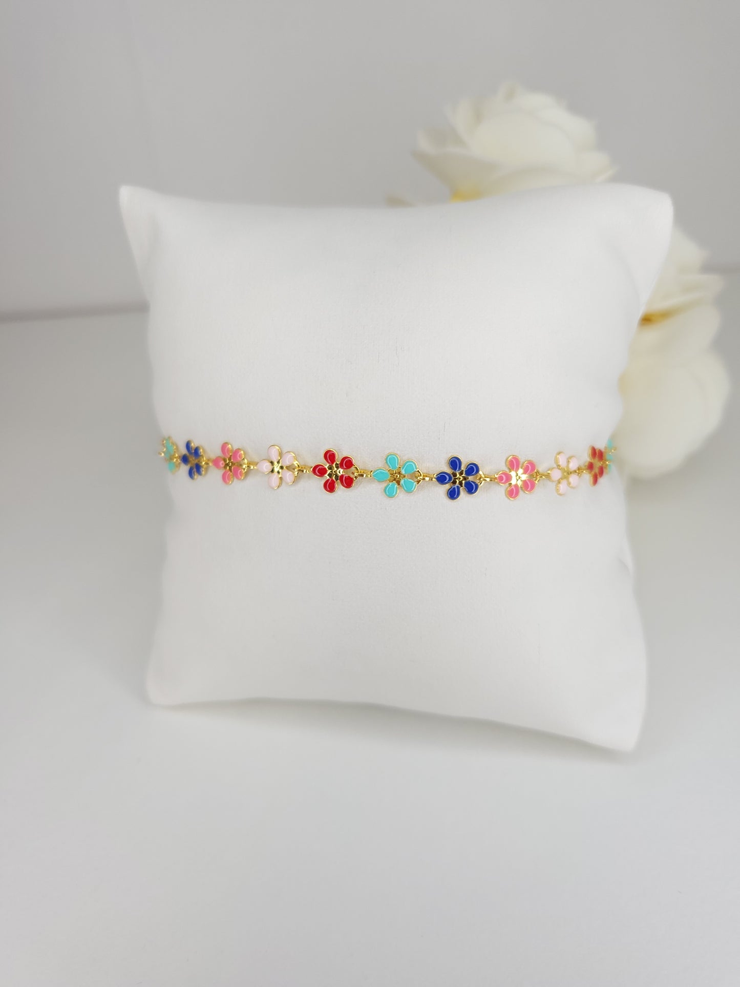 Chaine de cheville Flowers