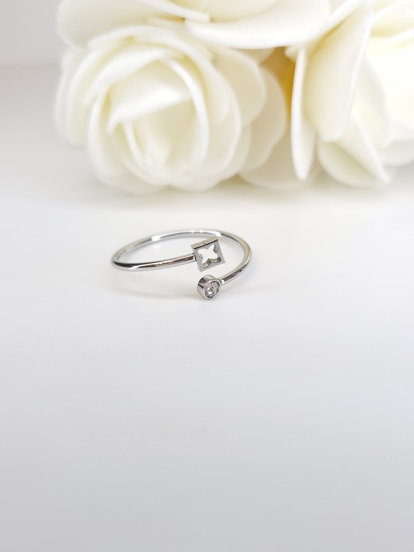 Bague Floriane Argentée