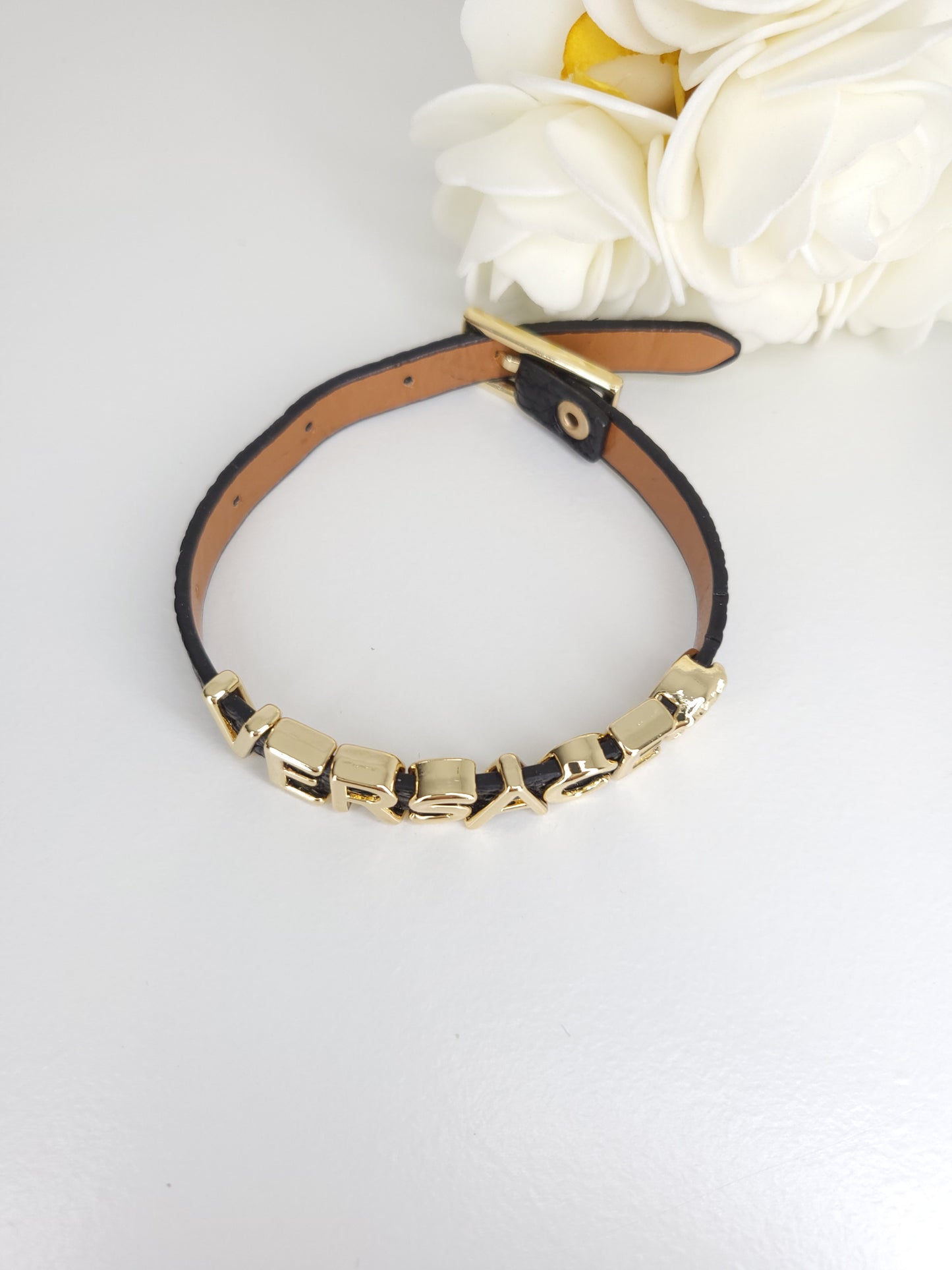 Bracelet Lettres noir