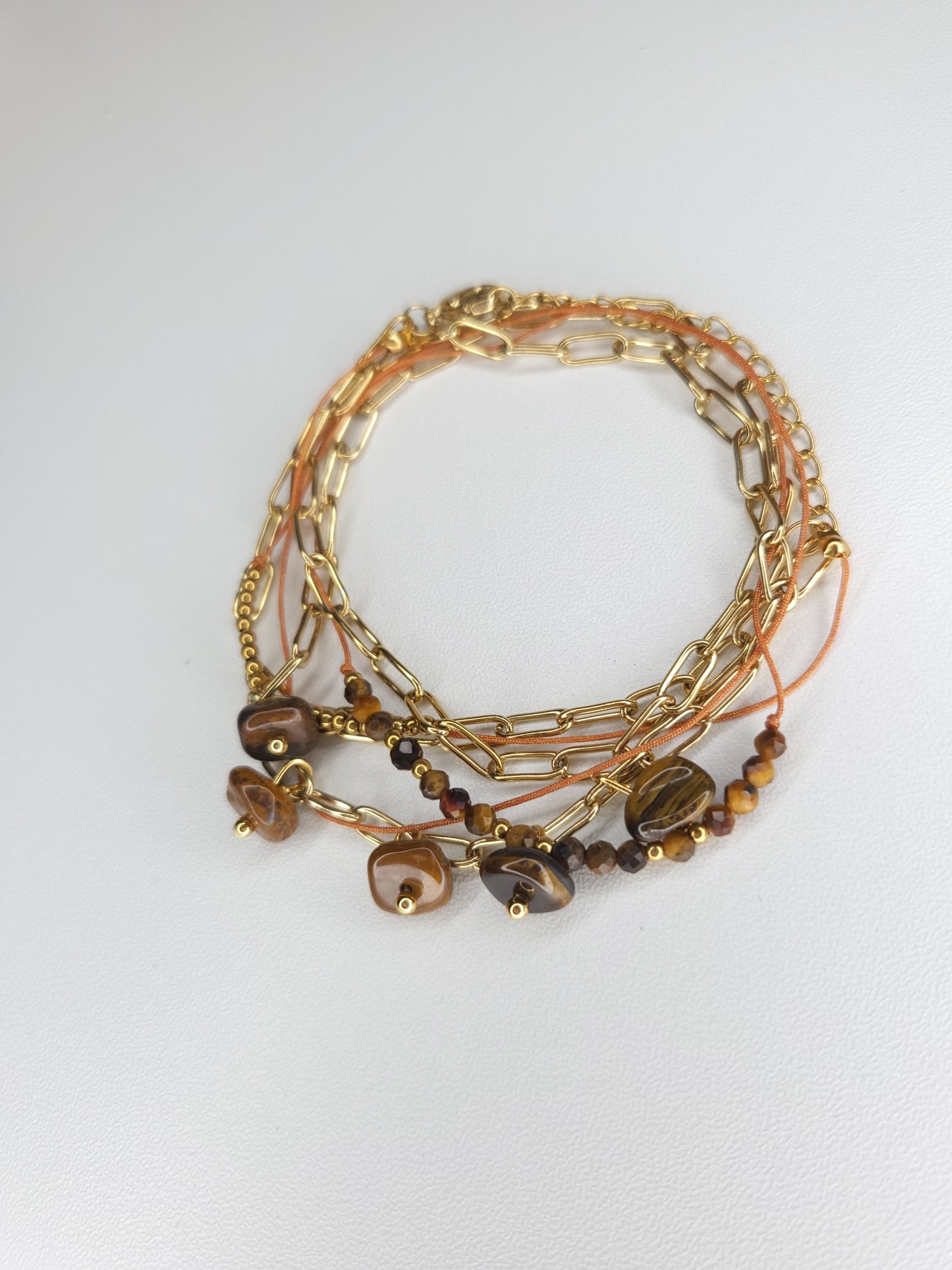 Bracelets/colliers Annabelle œil de Tigre