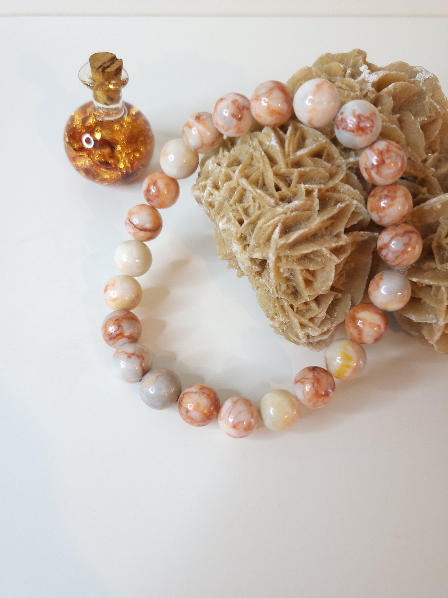 Bracelet Jaspe Rose