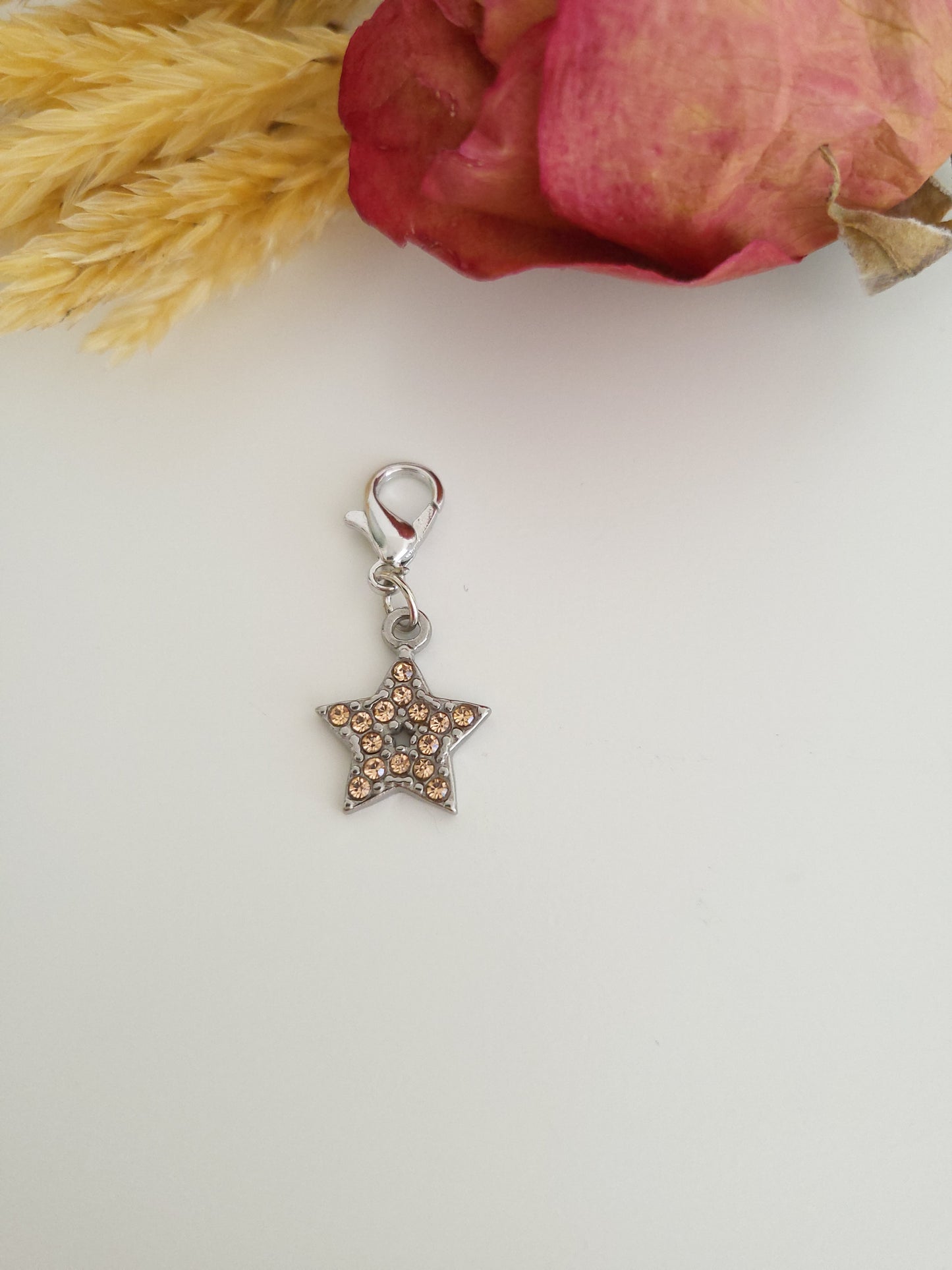 Charm étoile en strass
