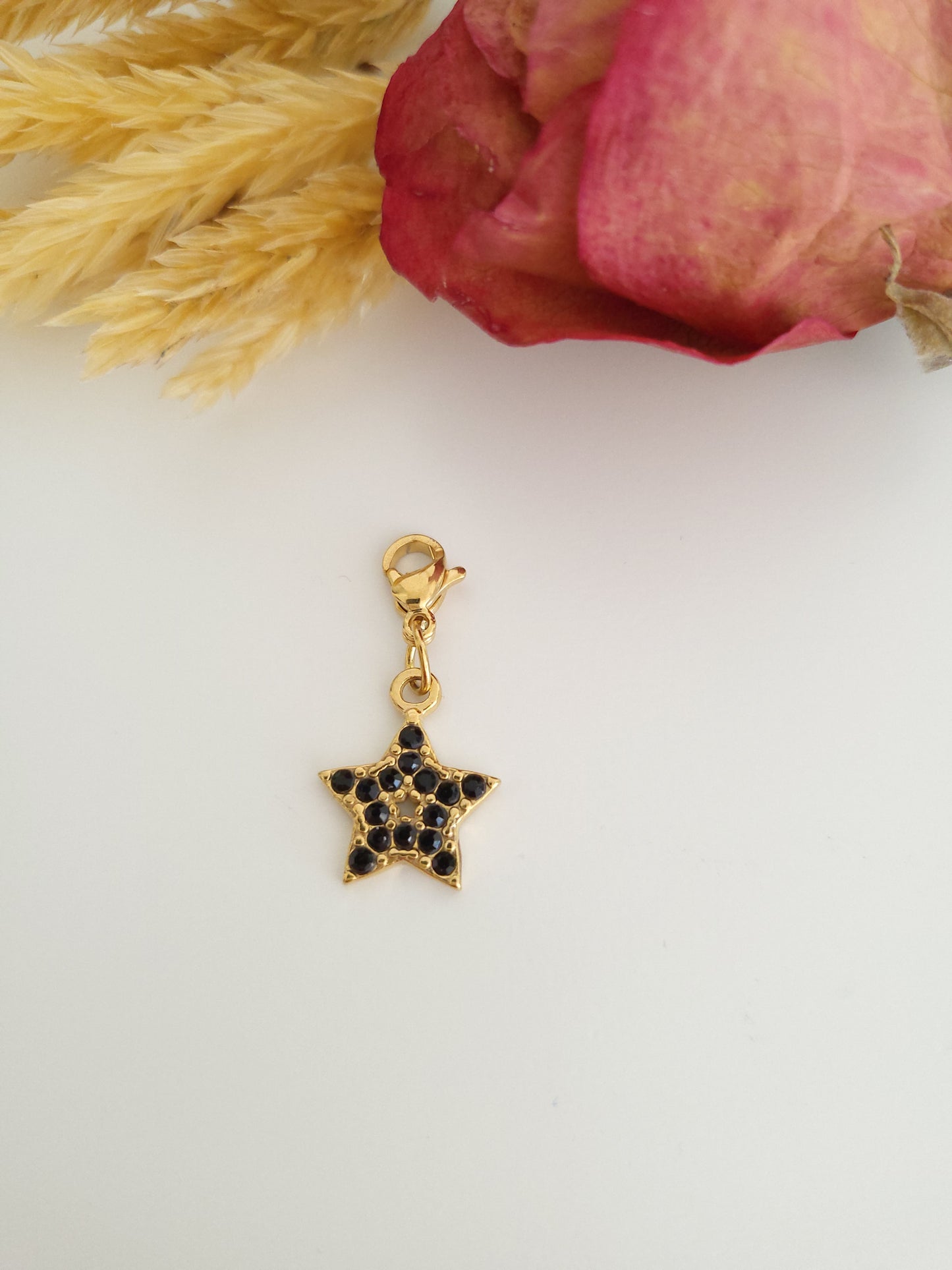 Charm étoile en strass