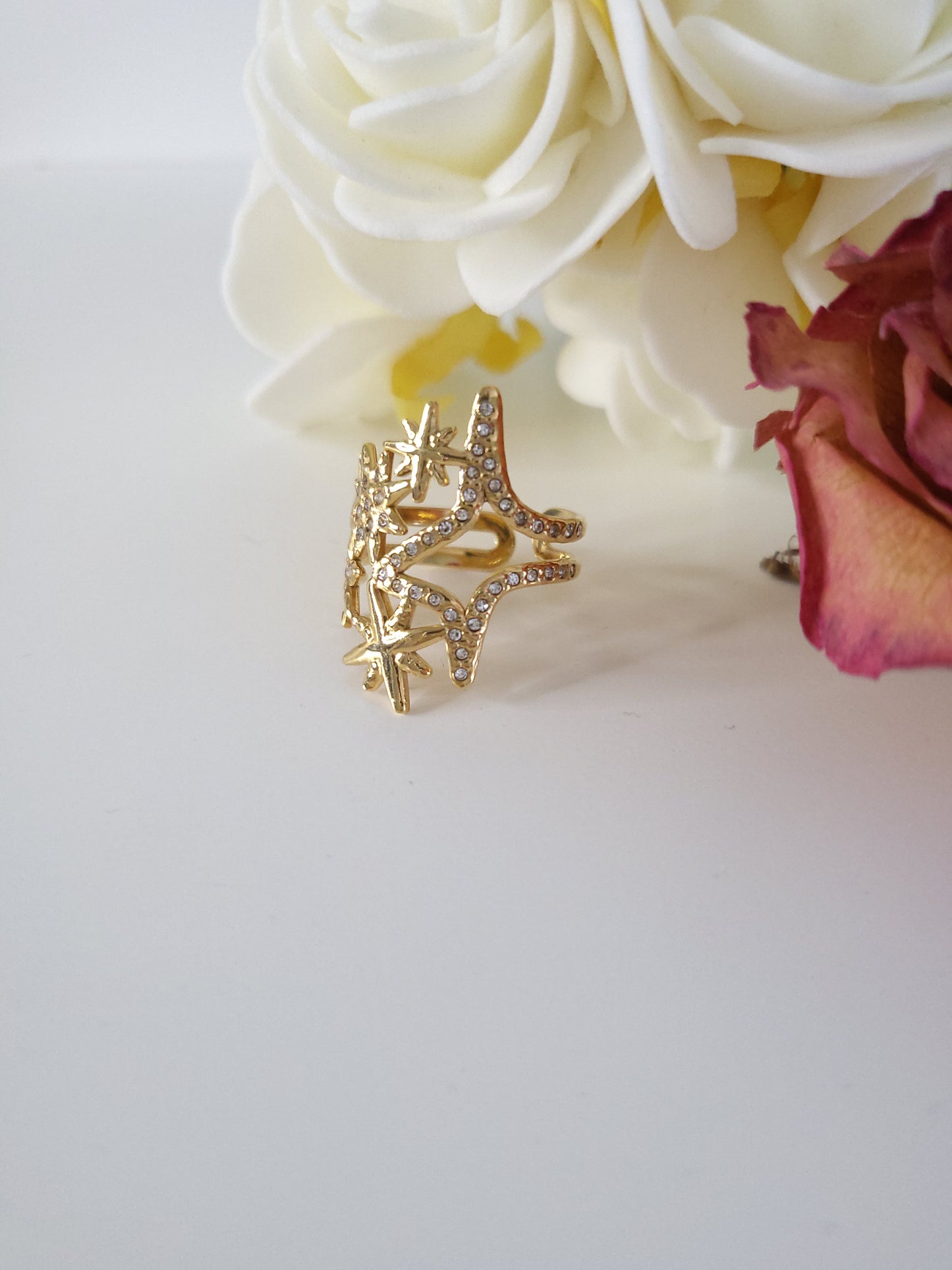 Bague Stars doré