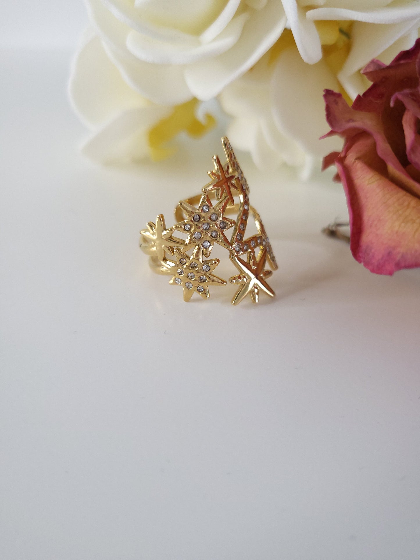 Bague Stars doré