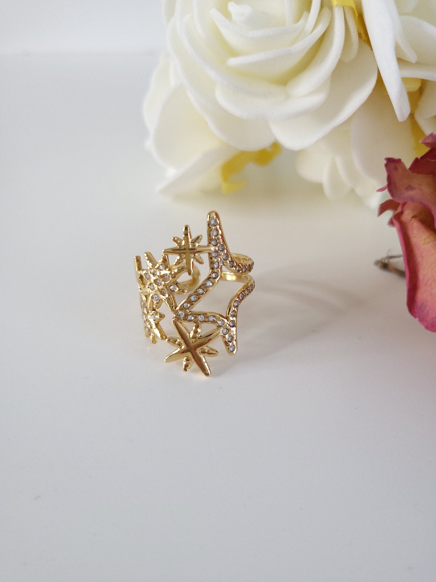 Bague Stars doré