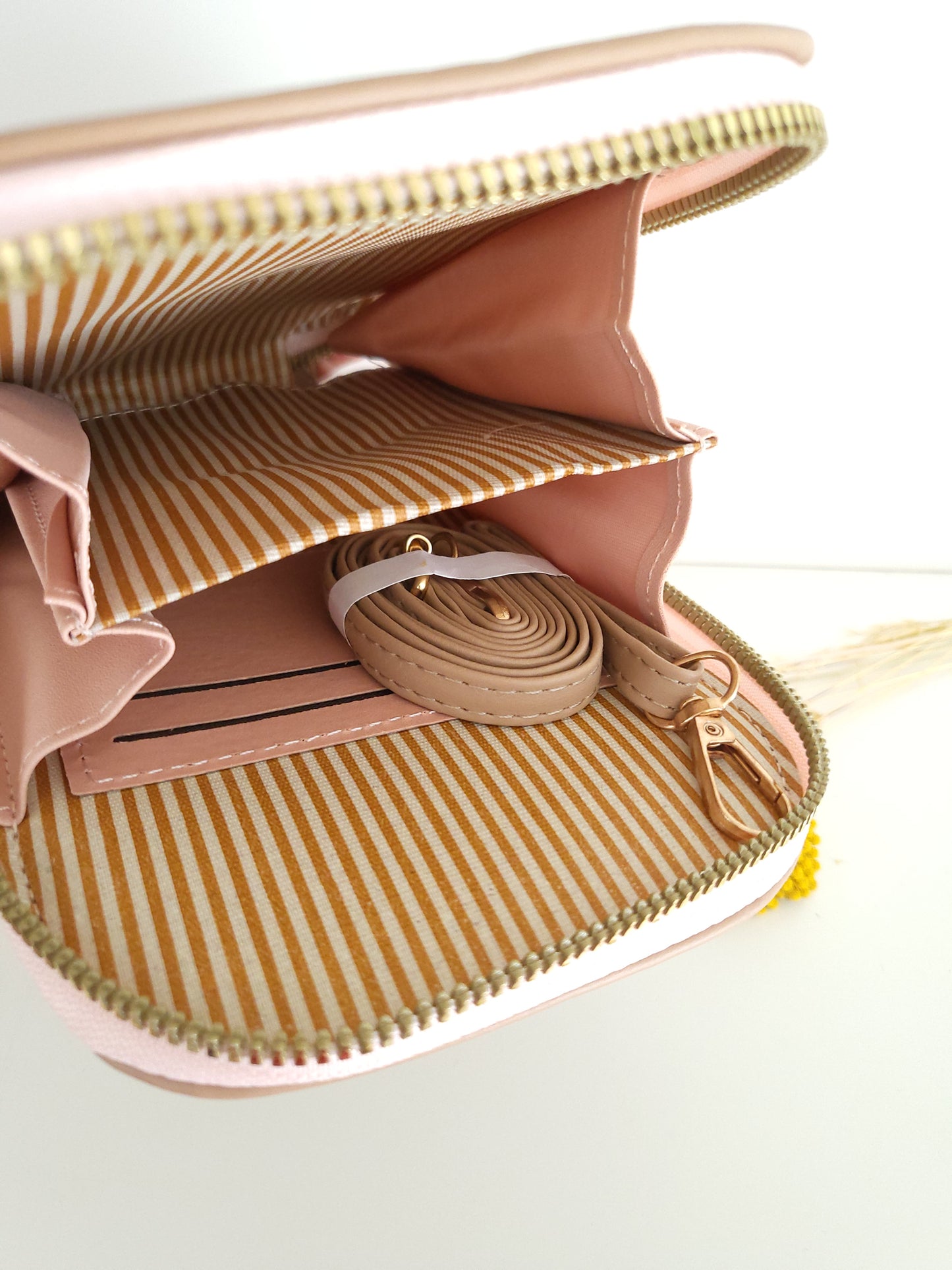 Pochette Paula Rose Pale