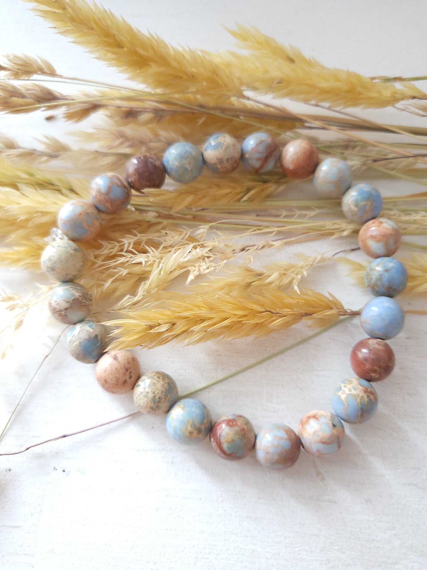 Bracelet en Jaspe Zebré