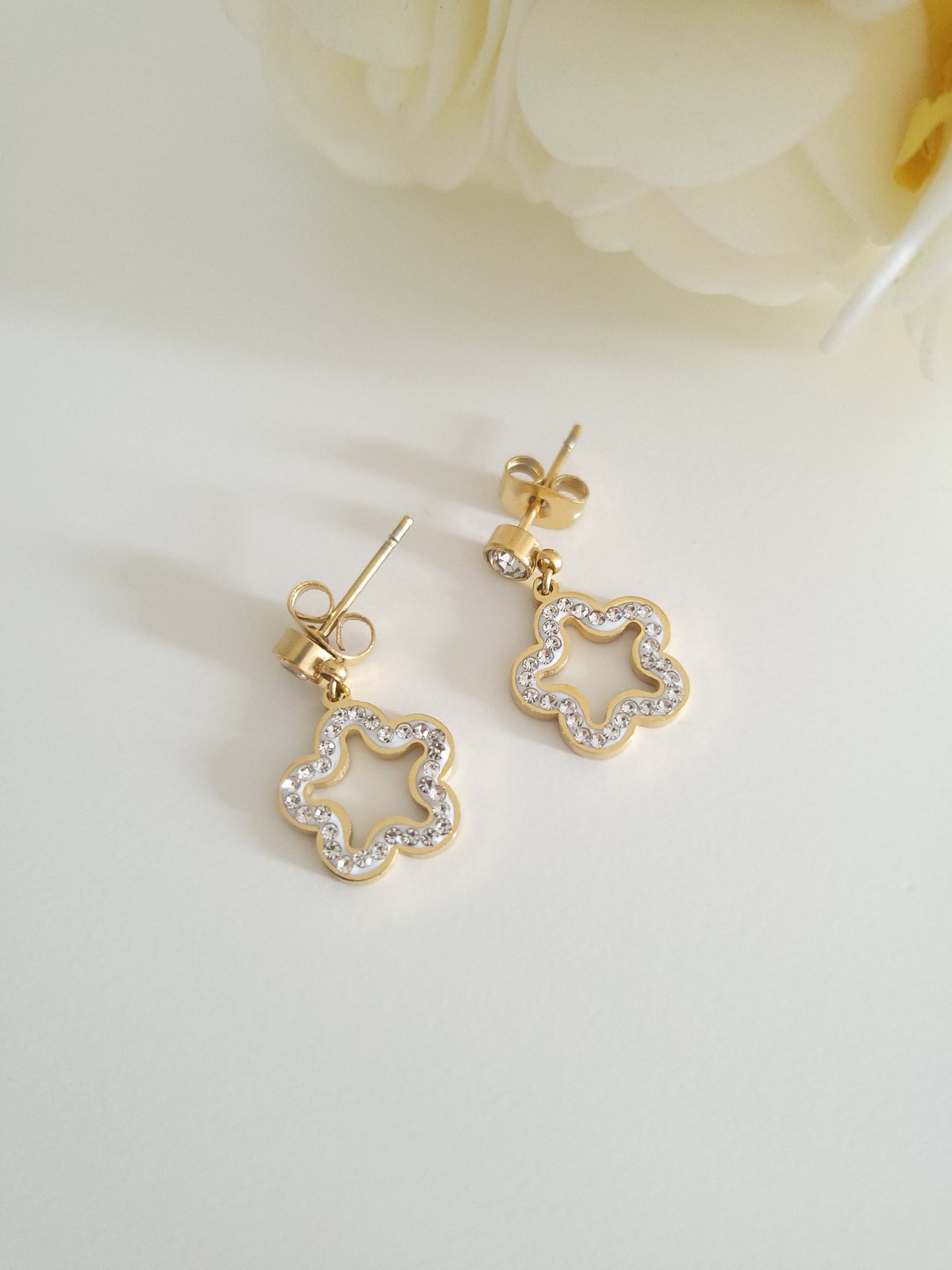 Boucles d'oreilles Tréfle