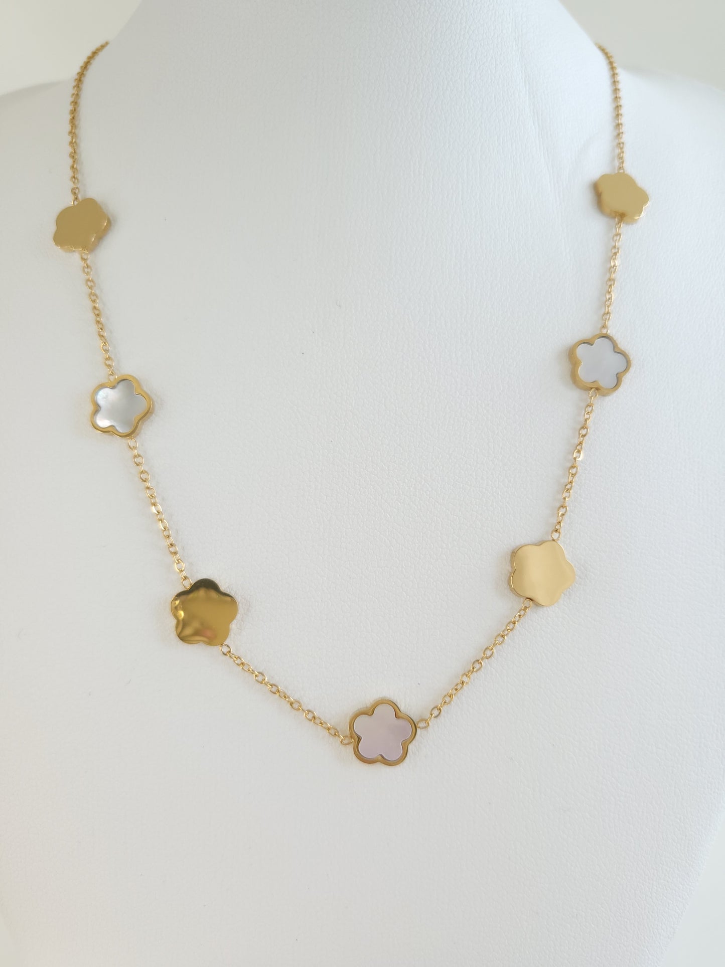 Collier Calissa Blanc