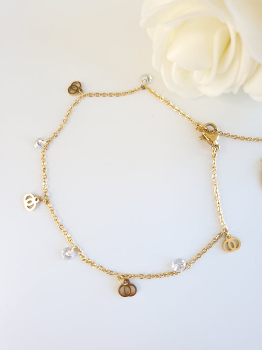 Chaîne de cheville Ava