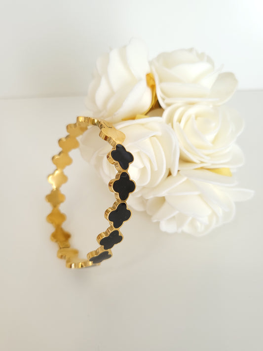 Bracelet Jonc Jeanne Noir