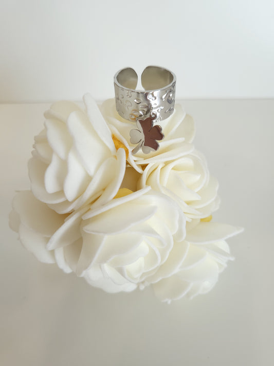 Bague Breloque Rebecca Argentée