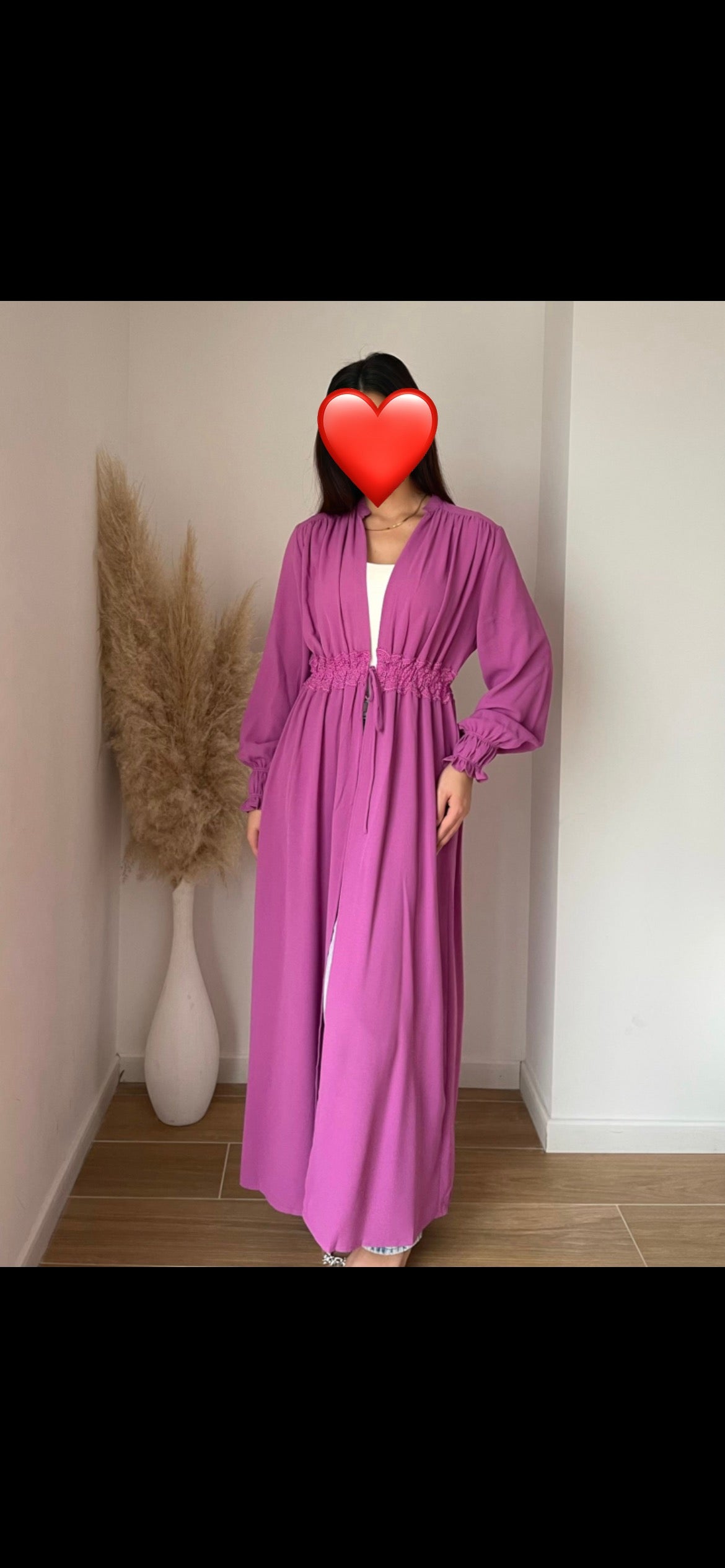 Kimono Marwa Mauve