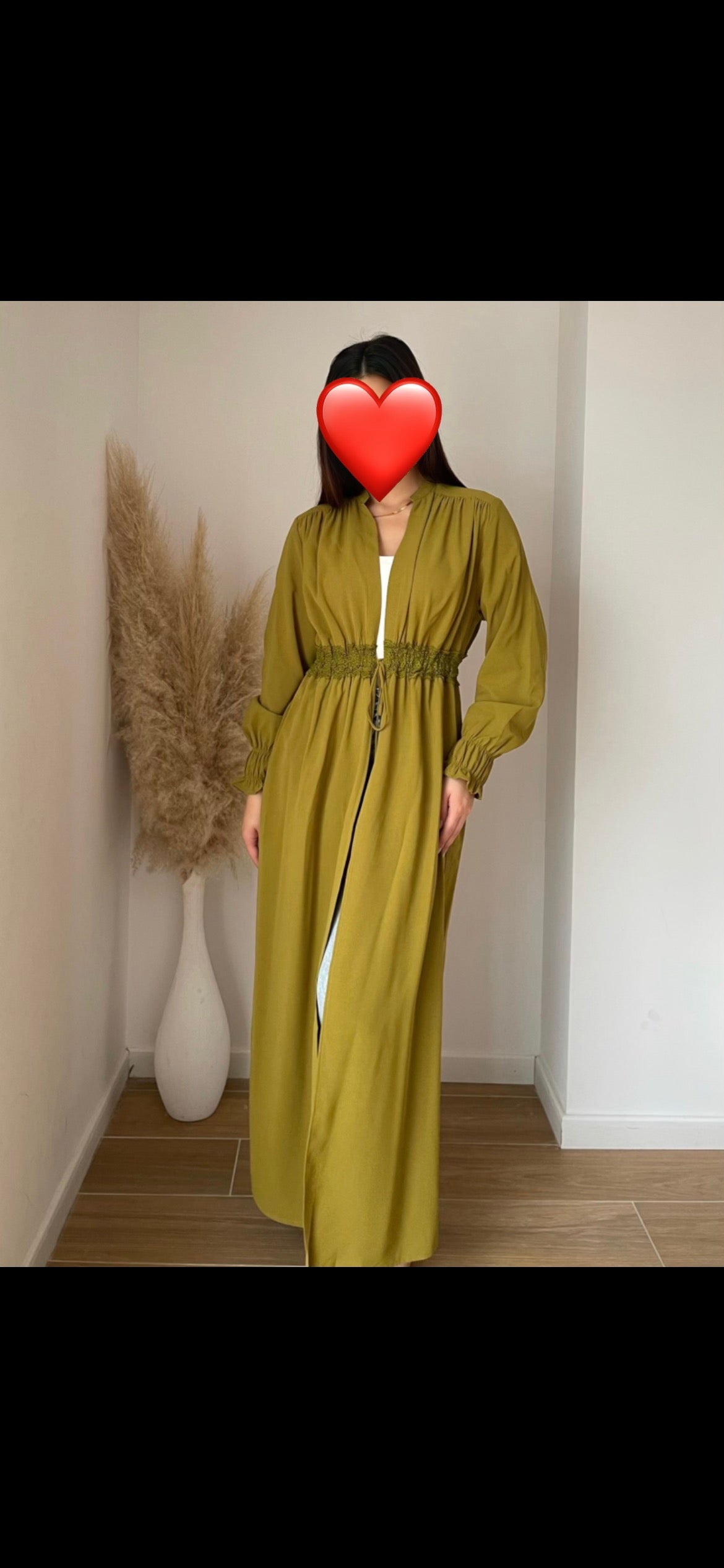 Kimono Marwa Vert olive