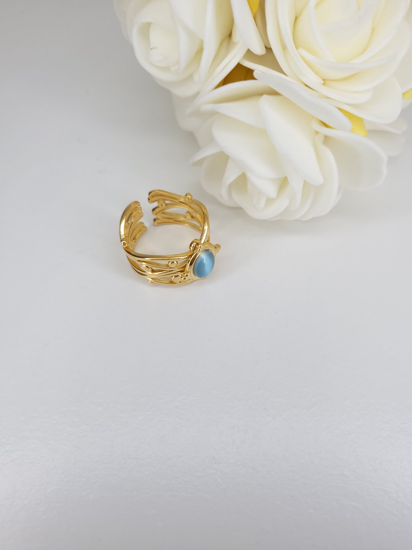 Bague Bea bleu ciel