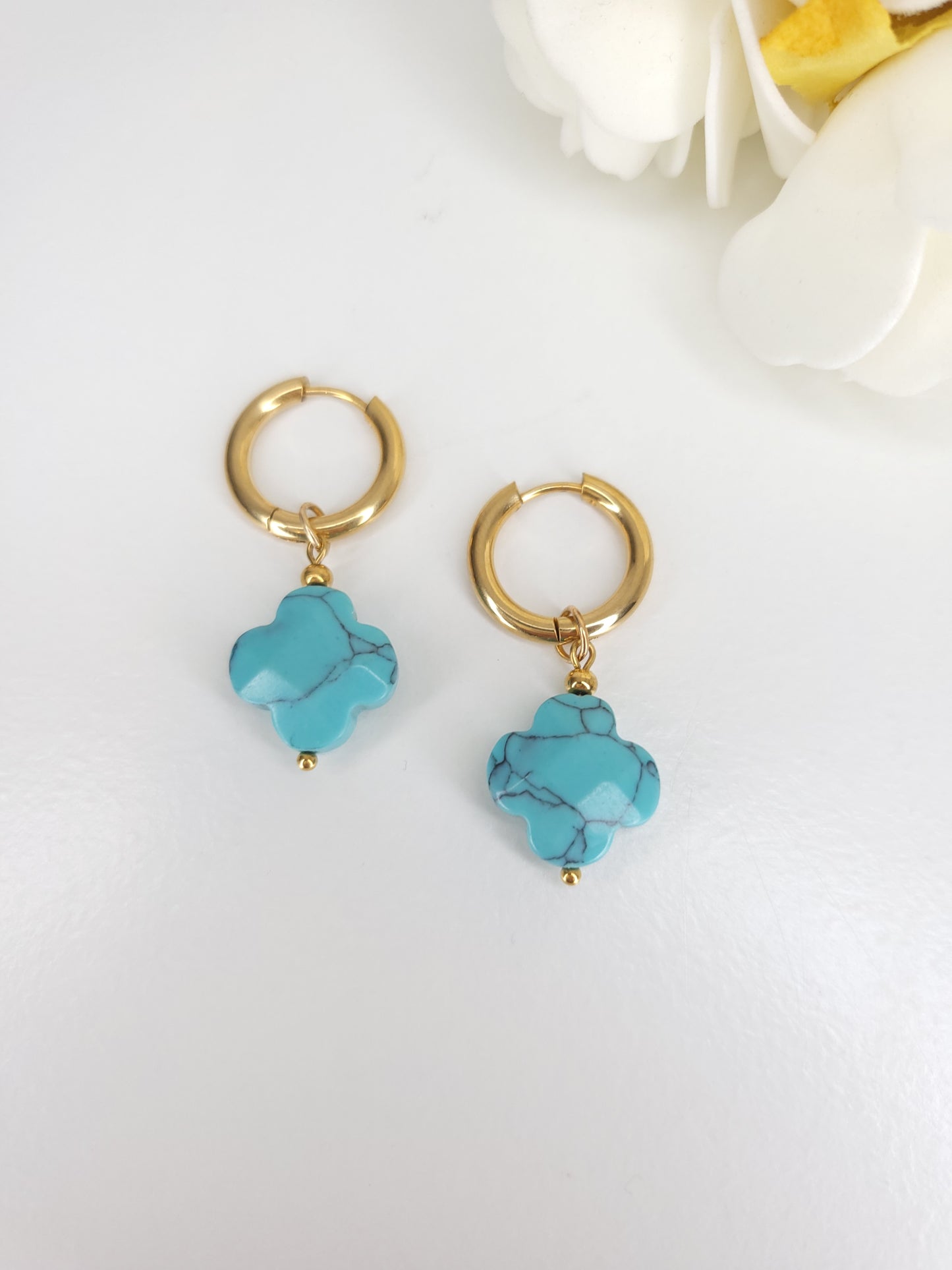 Boucles d'oreilles Turquoise