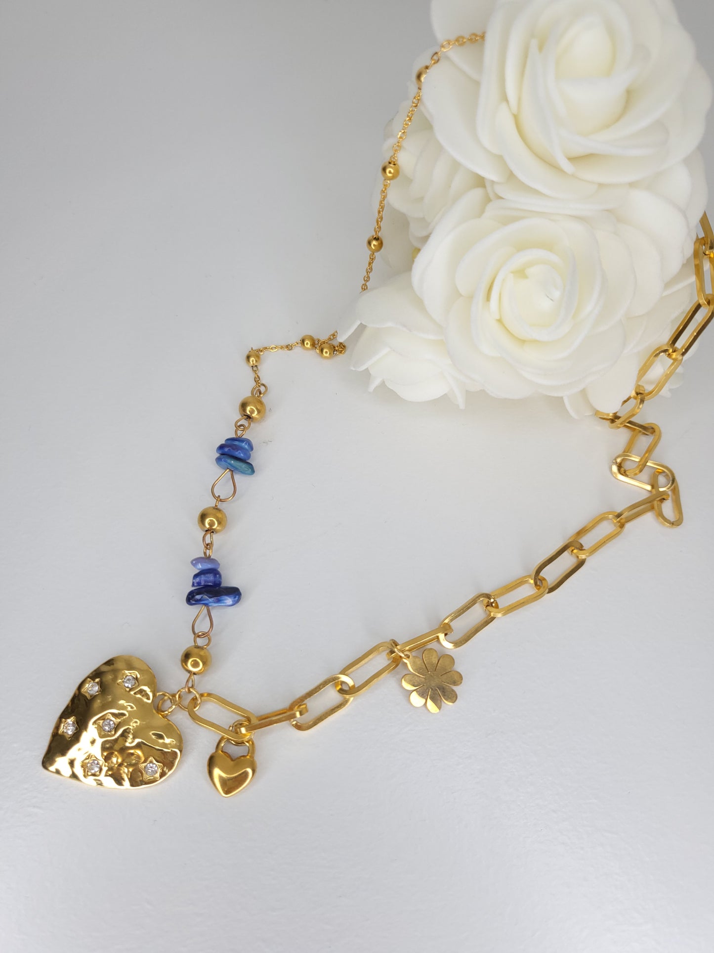 Collier Hélèna Bleu