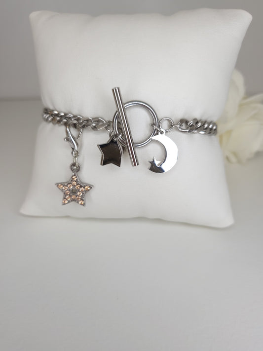 Bracelet Constellation  argenté