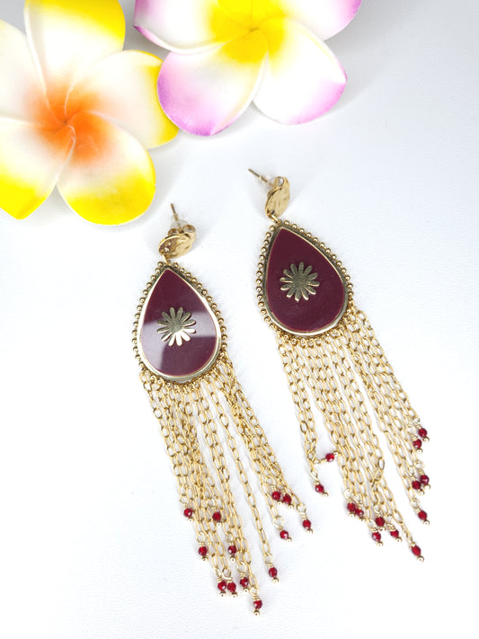 Boucles d'oreilles Marina Bordeaux