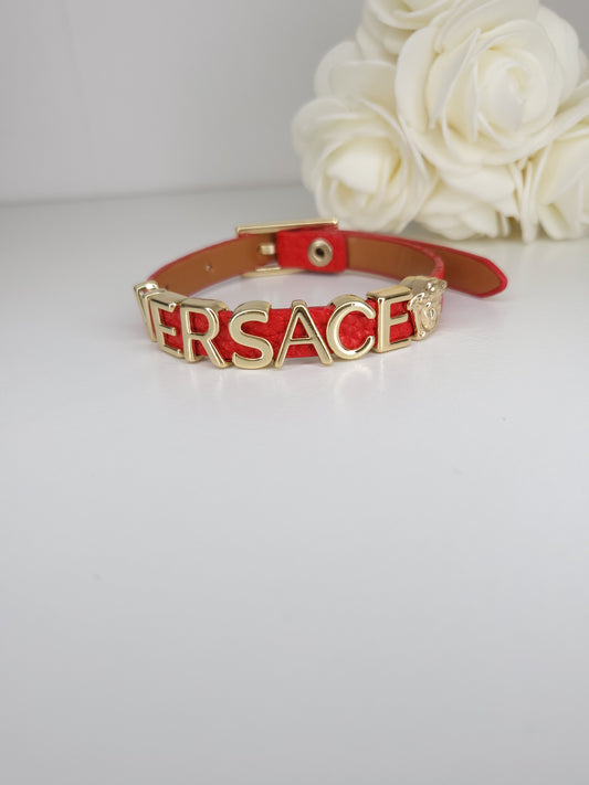 Bracelet Lettres Rouge