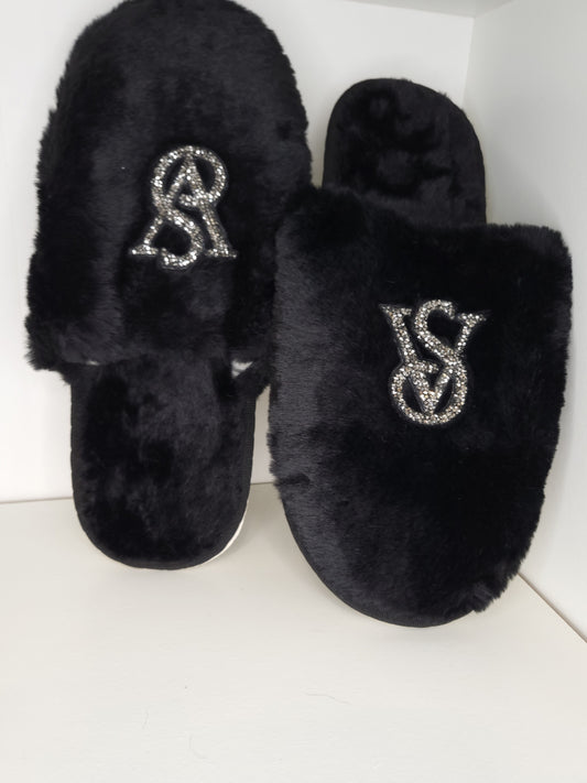 Pantoufles Sonia Noires