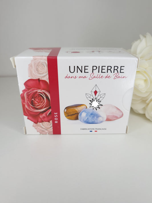 Savon pierre naturelle Rose