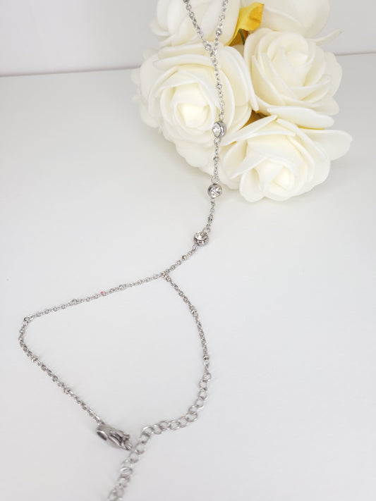 Chaine de main Sabrina Argentée