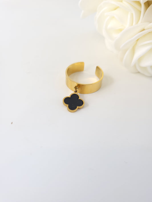 Bague Flora Noir