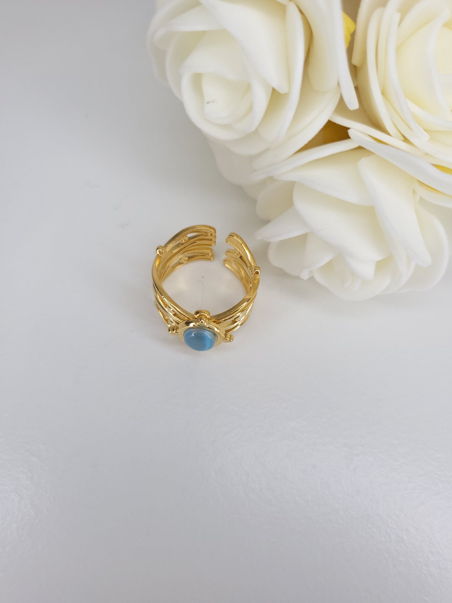 Bague Bea bleu ciel