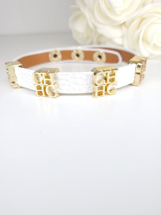 Bracelet Carolina blanc