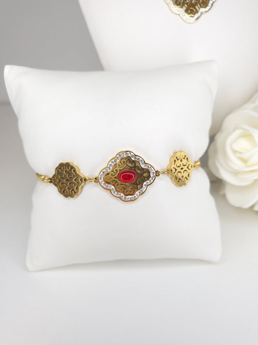 Bracelet Farida rouge