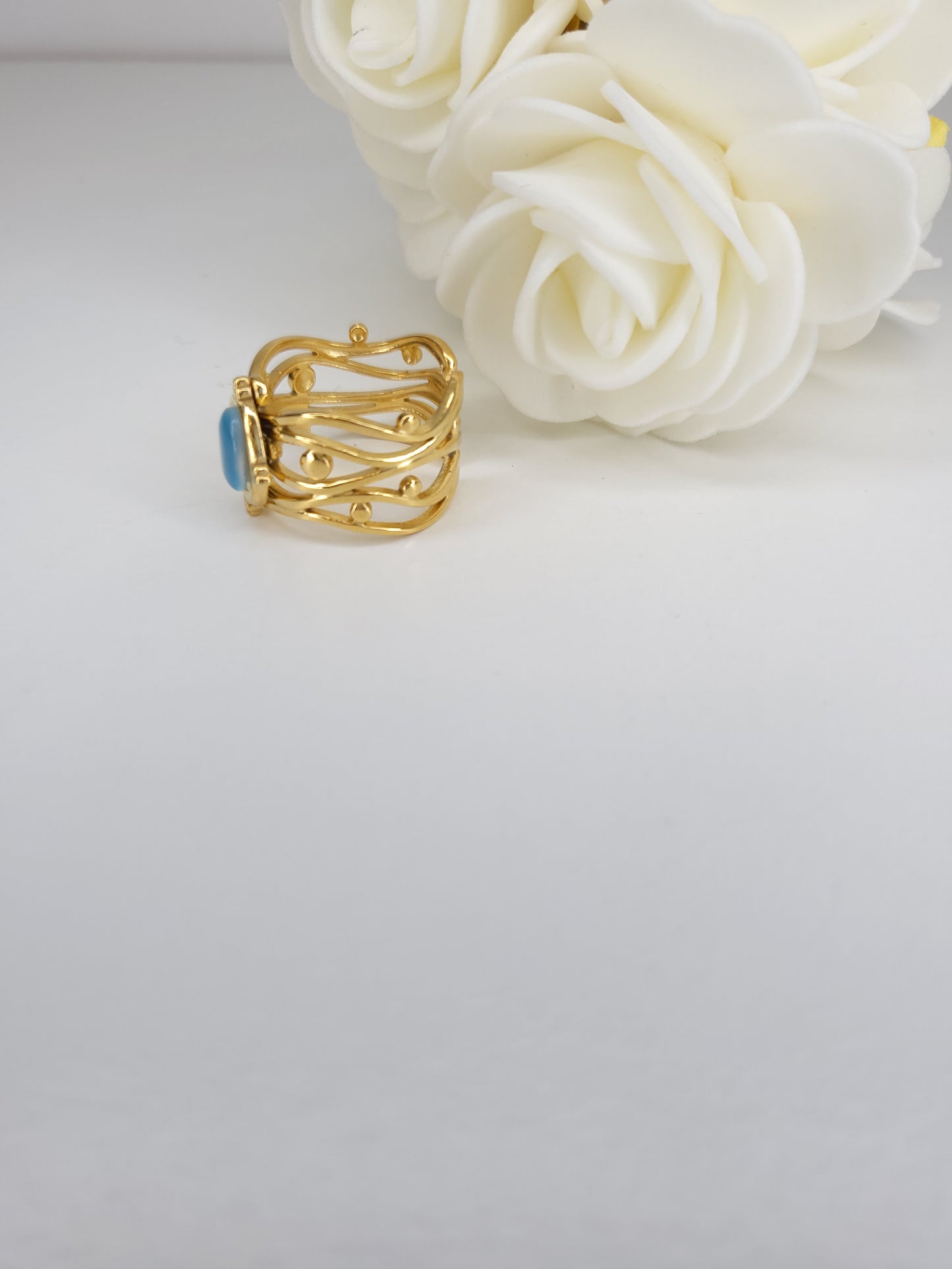 Bague Bea bleu ciel