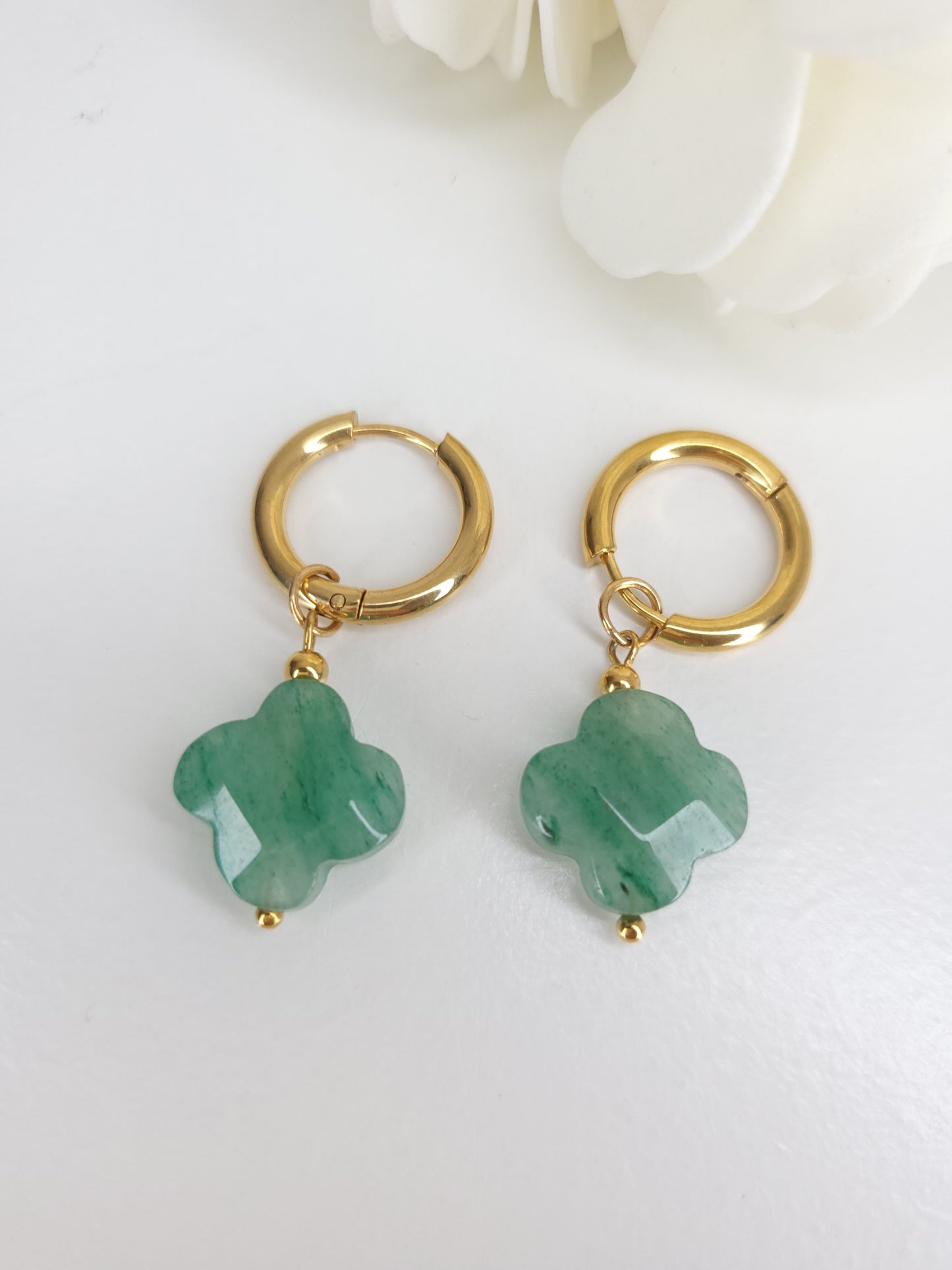 Boucles D'oreilles Aventurine