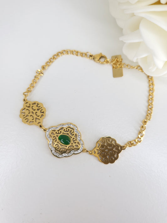 Bracelet Farida vert