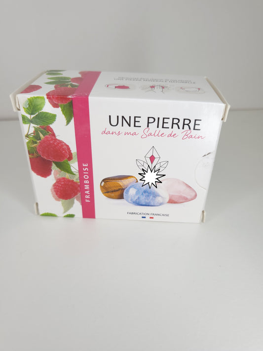 Savon pierre naturelle Framboise
