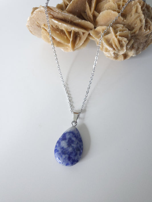 Collier Pierre Sodalite