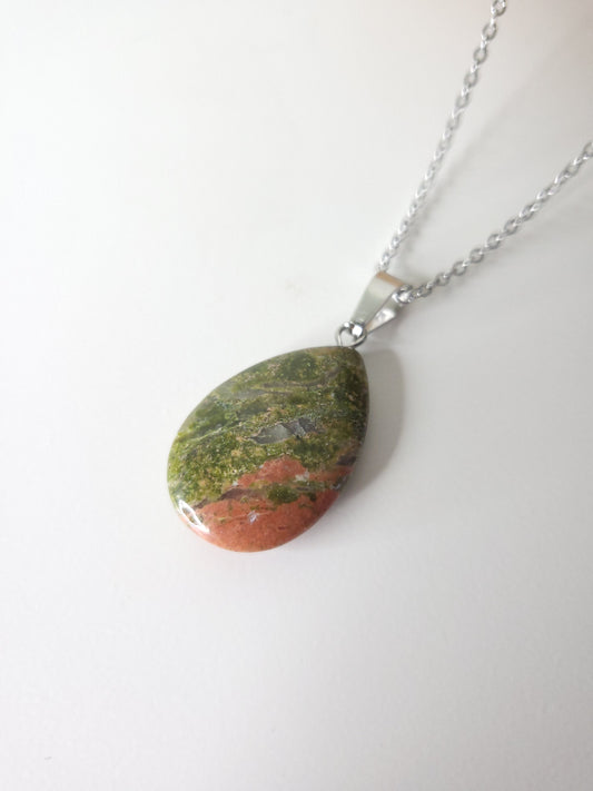 Collier Pierre Unakite