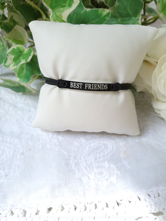 Bracelet Meilleurs Amis Noir